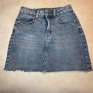 Wild Fable Light Blue Denim Mini Skirt
